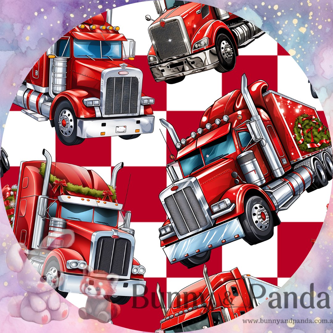 Firey Christmas (Red Gingham)