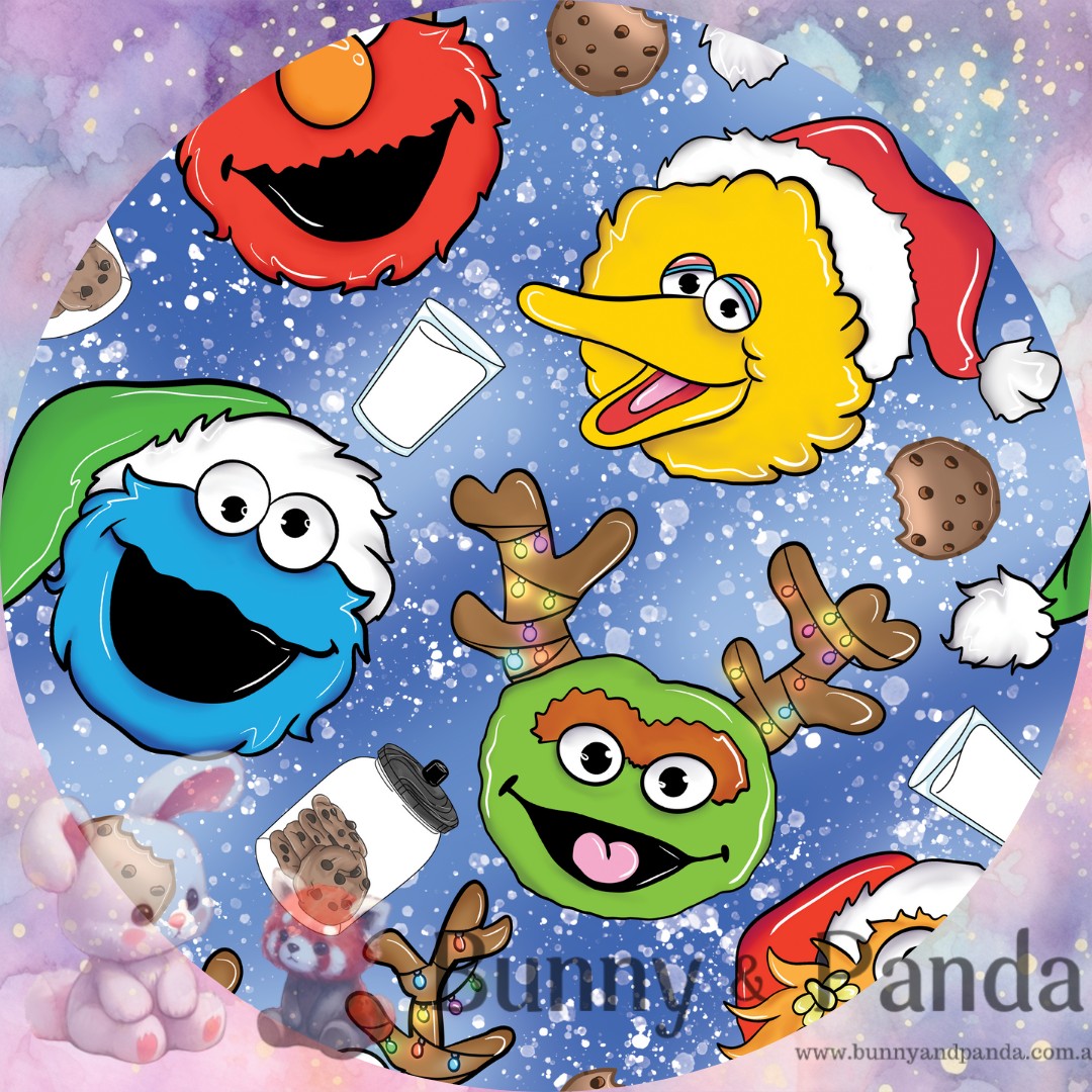 Puppet Monster Christmas Cookies (Blue Sparkle) | CL 220 | INSTOCK