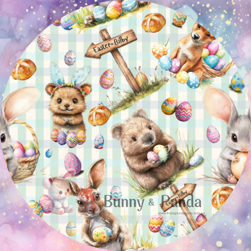 Aussie Easter Cotton Waterproof Canvas INSTOCK