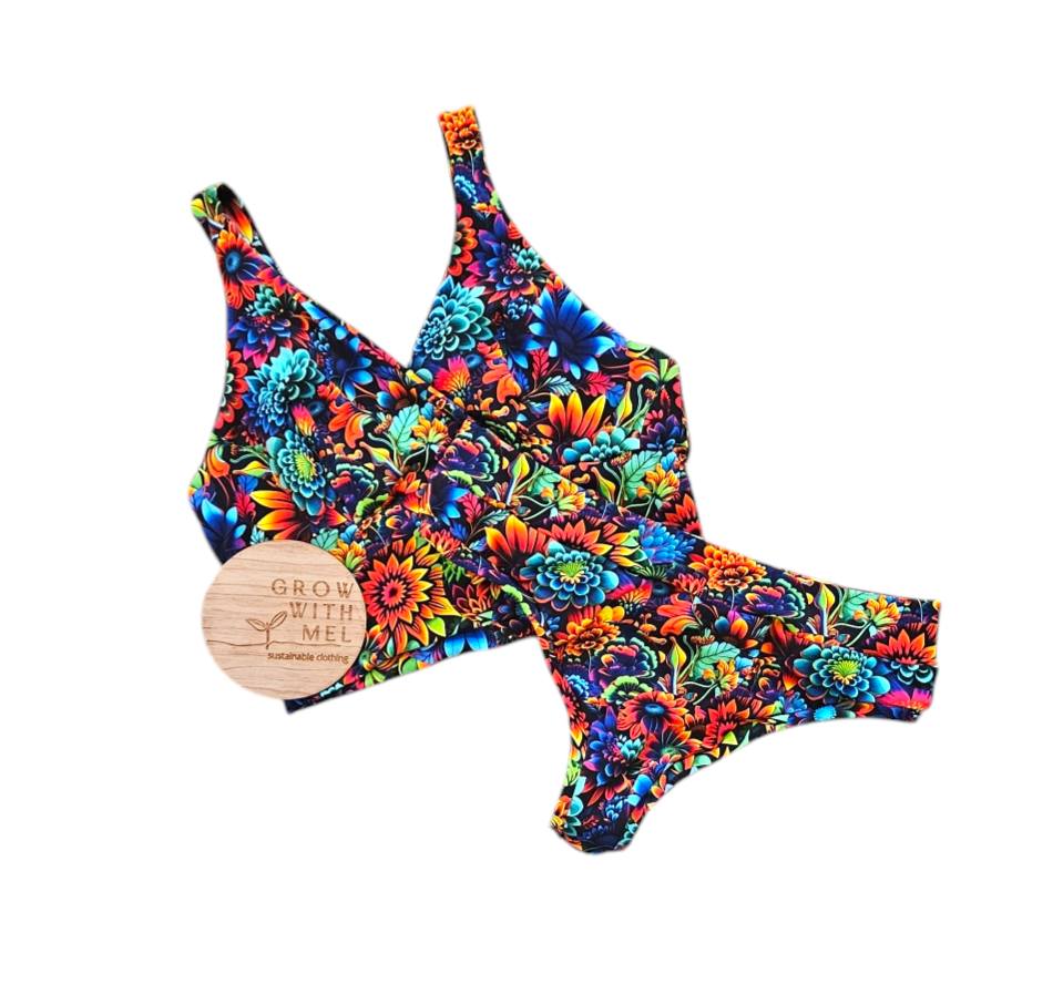 Neon Blooms FABRIC & KNITS