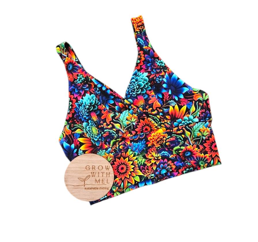 Neon Blooms FABRIC & KNITS