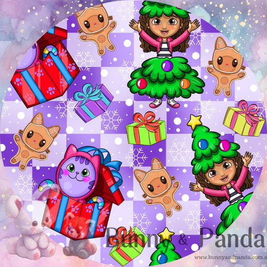 Meowzing Christmas (Purple)