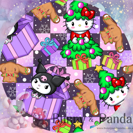 Kitty Christmas (Purple)