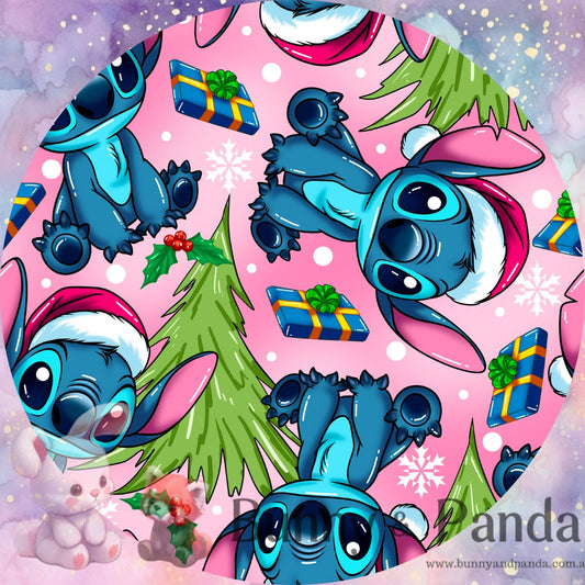 Merry Stitchmas Pink
