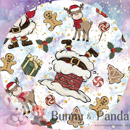 Santa's Stuck in the Chimney