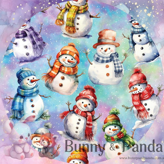 Rainbow Snowman