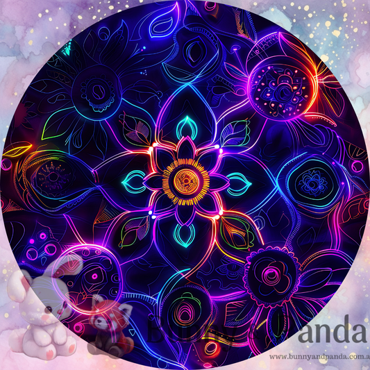 R13 Geometric Neon