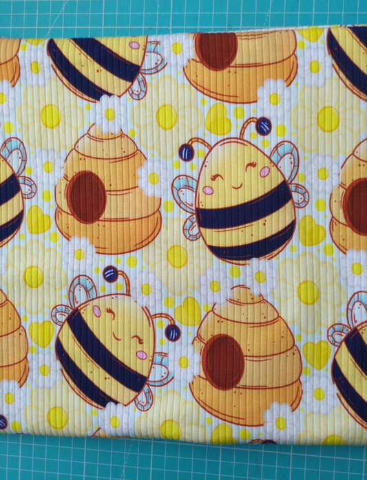 Bee Hives | Rib Knit  | INSTOCK