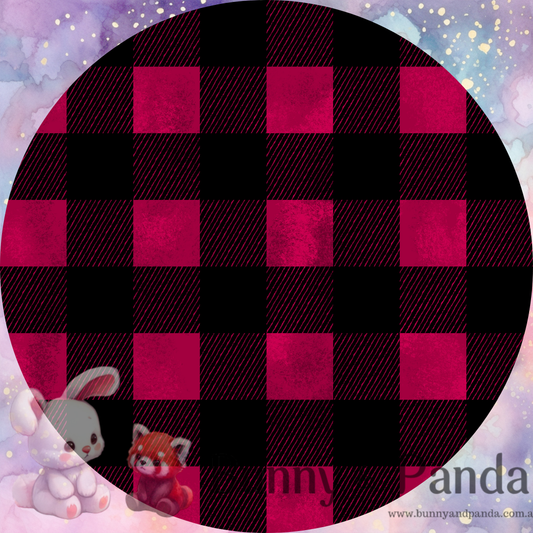Pink Plaid 01 | Sherpa | INSTOCK