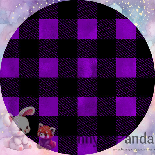 Purple Plaid 01 | Sherpa | INSTOCK