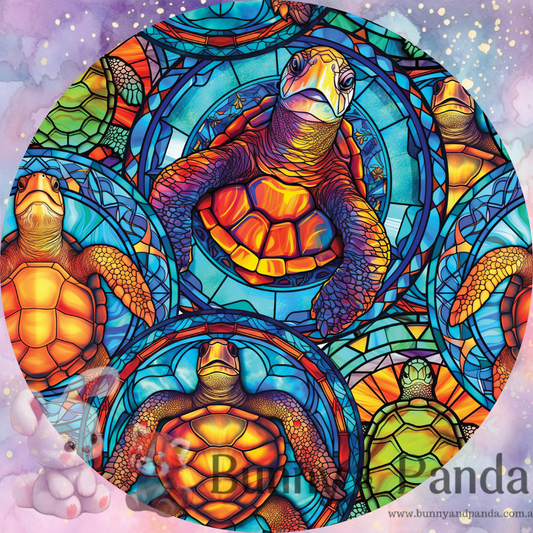 R 14 Sea Glass Turtle