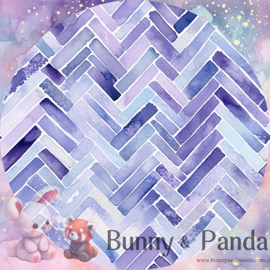 R13 Purple Geometric